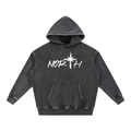 Snow Wash Fleece Oversize Hoodie