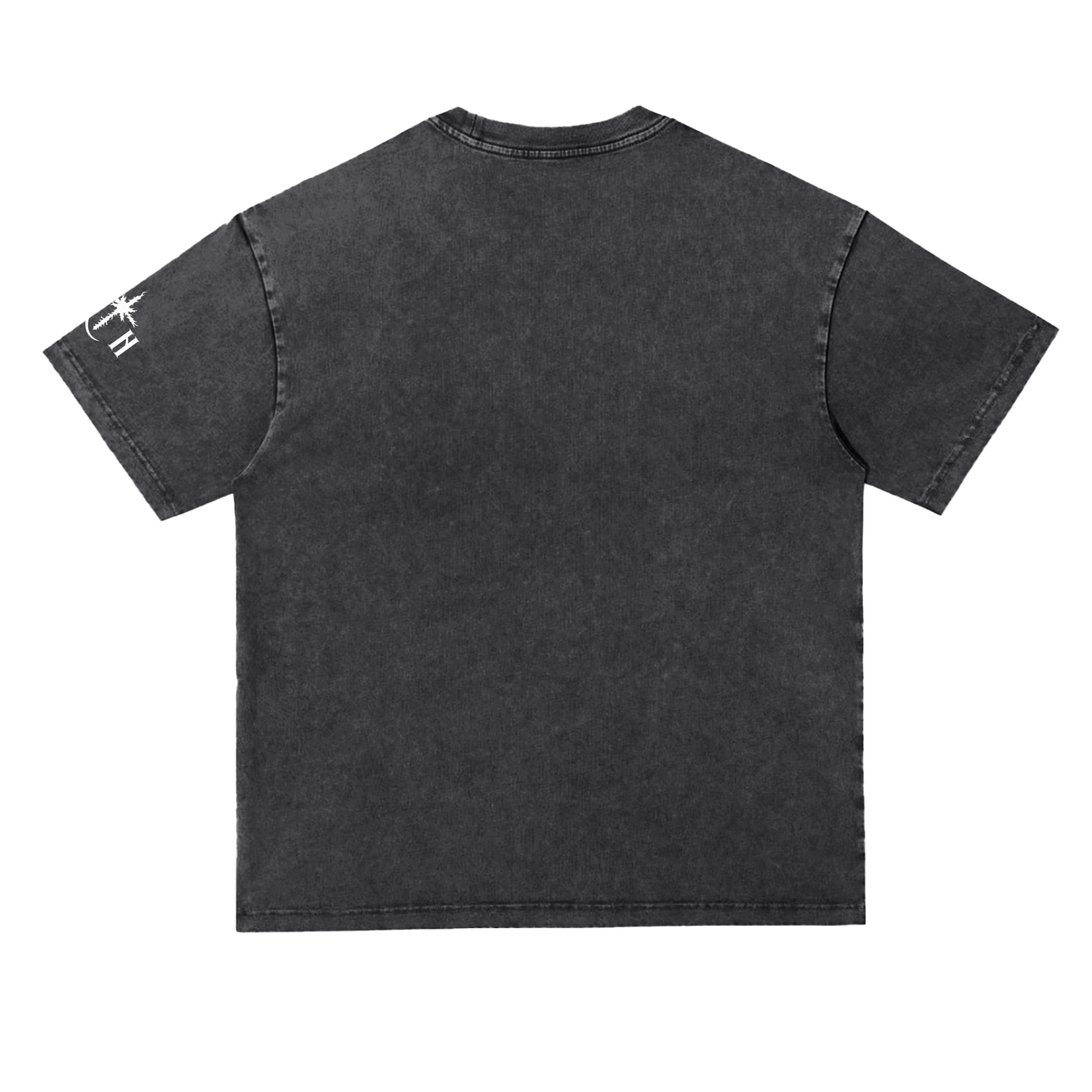 Snow Washed Heavyweight Oversize T-Shirt w/ Logo
